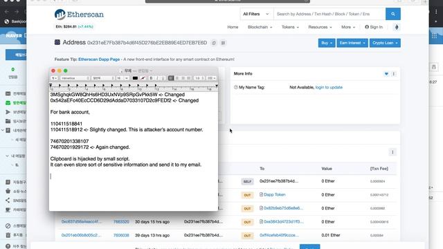 Clipboard hijacking using python смотреть онлайн
