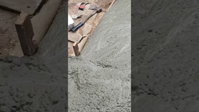 Заливка бетоном площадки перед домом,своими руками! смотреть онлайн