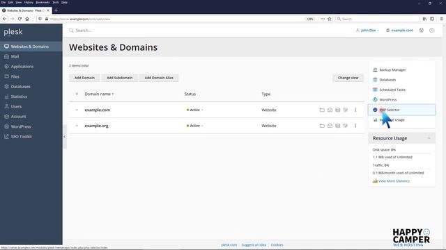 How to Enable the GD extension of PHP using CloudLinux Selector in Plesk Happy Camper Web Hosting смотреть онлайн