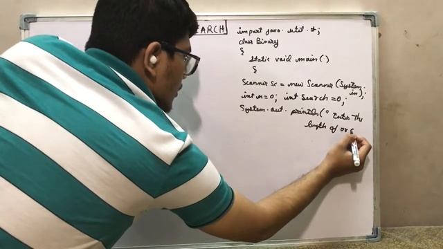 Binary search in array | java | ICSE X | class 10 | Semester 2 | смотреть онлайн