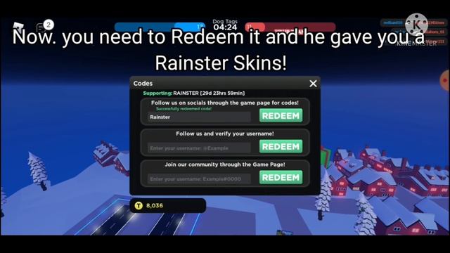 HOW TO GET Rainster Skins IN CODES! Base Battles (ROBLOX) смотреть онлайн
