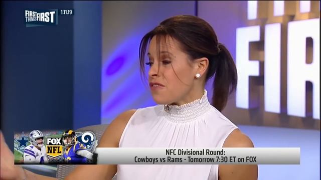 Nick Wright: Cowboys have a couple of paths to upset the Rams | NFL | FIRST THINGS FIRST смотреть онлайн