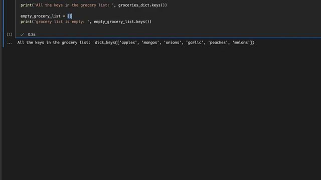 Python dict.keys() Method смотреть онлайн