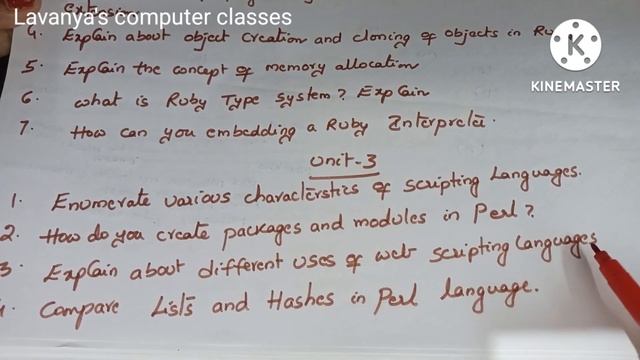 Scripting Languages JNTUH R18 CSE 3-2 unit wise important questions| scripting Languages| cse смотреть онлайн