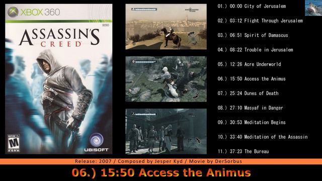 ASSASSINS CREED 1 OST [Full] Game Soundtrack смотреть онлайн