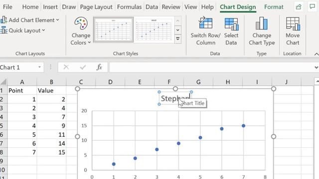 Scatter Chart in Excel (365) смотреть онлайн