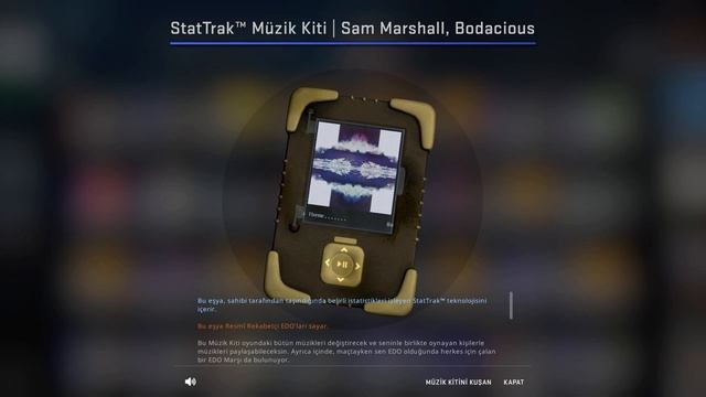 CS:GO Sam Marshall, Bodacious Music Kit смотреть онлайн