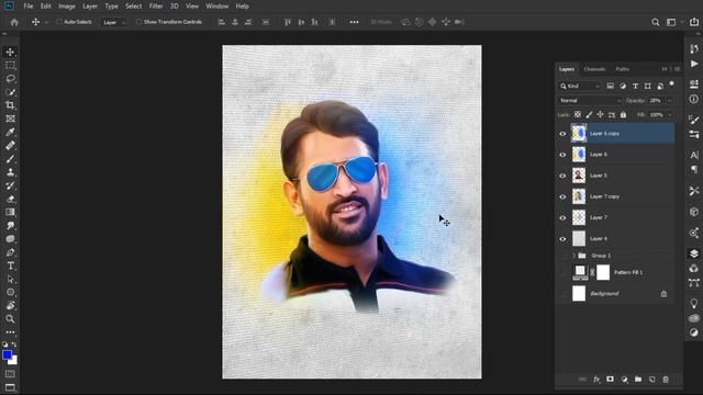 MS Dhoni | Digital Painting in Photoshop Tutorial | Giants Tutorials смотреть онлайн