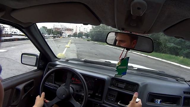 My first drift on stastic drop Ford Sierra! смотреть онлайн