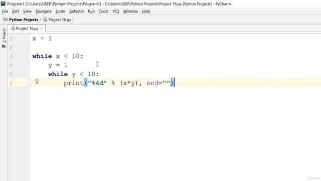 17 Practice 16 How to create a Multiplication Table using while loop смотреть онлайн