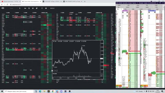 Скальпинг онлайн на Binance | CScalp | Scalping *12.04.2022* смотреть онлайн