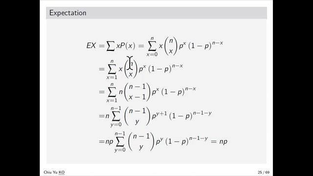 Random variable -- binormial distribution смотреть онлайн