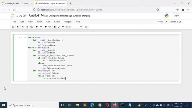 Python Program to Read a Linked List in Reverse смотреть онлайн