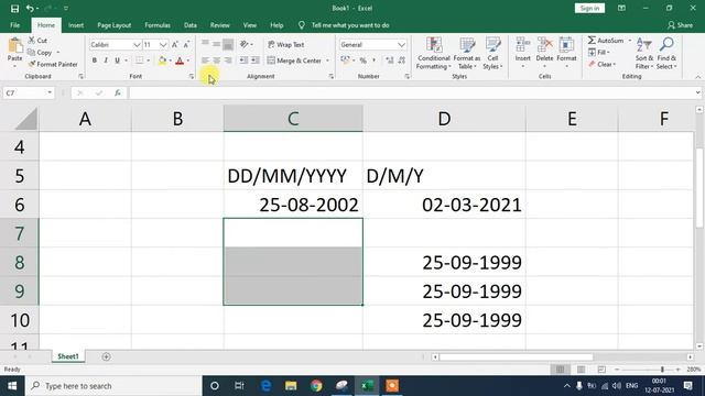 how to date format change in excel (dd/mm/yyyy) to (mm/dd/yyyy) смотреть онлайн