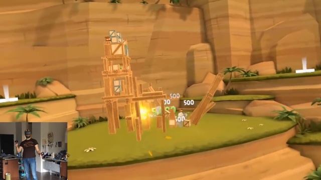 Angry Birds VR on Oculus Quest смотреть онлайн