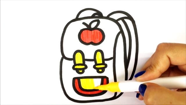 Сурет салу рюкзак | Как нарисовать портфель | How to draw a bag смотреть онлайн