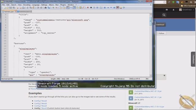 Tutorial Series - Minecraft - Custom Main Menu - Custom GUI's смотреть онлайн