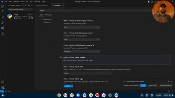 How to Set Up VS Code For Flake8 Linting in Python
