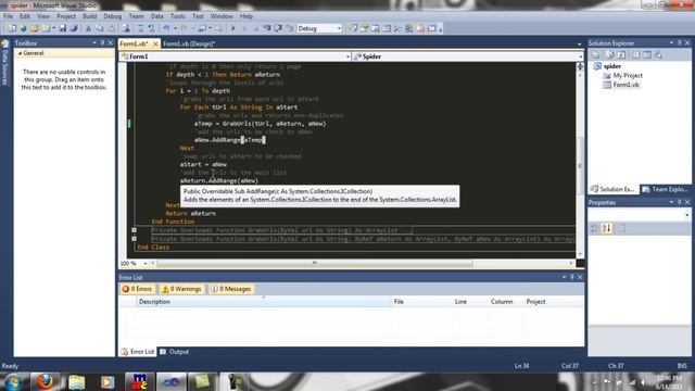 VB.Net Web Crawler/Spider Source Code Walkthrough смотреть онлайн