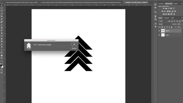 How to make brushes in photoshop (.abr file) смотреть онлайн