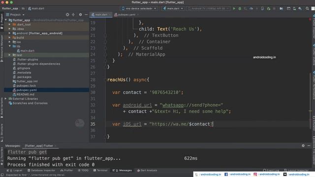 Flutter : Integrate whatsapp reach us button | feedback | flutter coding смотреть онлайн