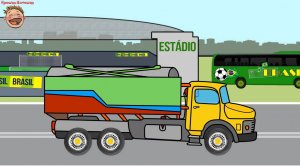 Пазл. Грузовик. Строительная техника для малышей.