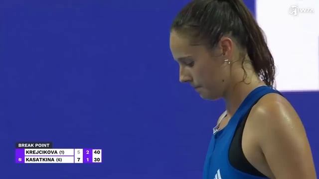 Daria Kasatkina vs. Barbora Krejcikova | 2023 Zhuhai Group Stage | WTA Match Highlights смотреть онлайн