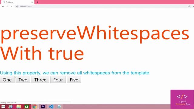 ?preservewhitespaces in angular 8 [Tutorial - 32] смотреть онлайн