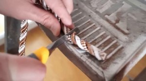 Как клеить декоративный шнур