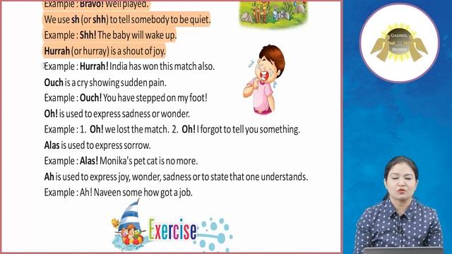 Ch 13 | Gabriel Books | Grammar | Class 3 | Interjections | For children смотреть онлайн