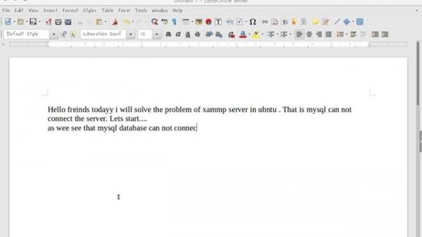 Problem Xampp server mysql database not connect linux?