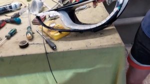 Установка biled линз P1 в Hyundai Solaris