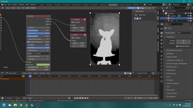 Blender 3.0/ 3.1 Green Screen Detailed Tutorial, Keying Node Explained смотреть онлайн