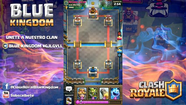 MAZO PARA SUBIR A 4000 COPAS | CLASH ROYALE | BLUE KINGDOM смотреть онлайн