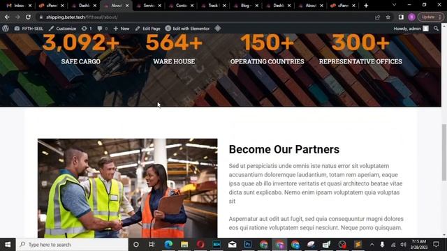How To Design A Courier Logistics Tracking Website With WordPress By Bstertech