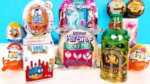 СЮРПРИЗ MIX! Treasure X, My little pony, LPS Lucky Pets, Три кота, Тролли Unboxing Kinder Surprise