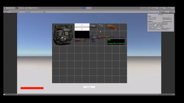Unity Grid Inventory Demo