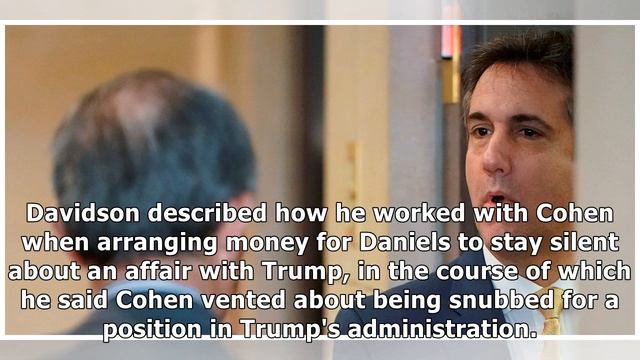 Michael Cohen was furious at not being offered a job in Trump's White House — the opposite of wha.. смотреть онлайн