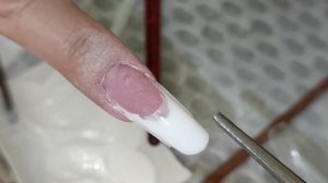 Наращивание на Верхние Формы/ Выкладной Френч/ Формы от Nayada/ Акригель