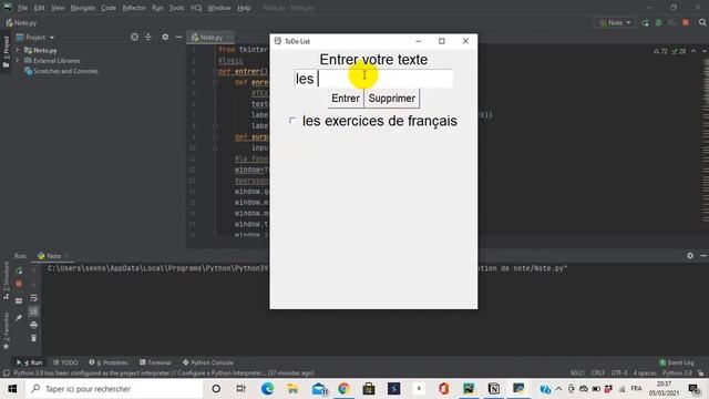 Python - I created a ToDo List application with python смотреть онлайн