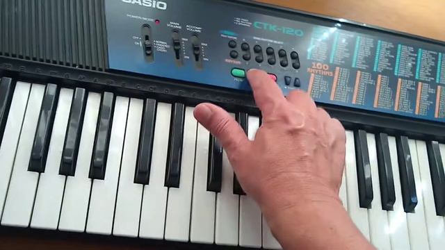 Teclado Casio CTK-120 - Demo смотреть онлайн