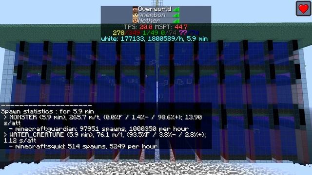 Guardian Mosh Pit: Crazy Minecraft Guardian Farm, 1.8 Million Drops per Hour [Fun Farms 20] смотреть онлайн