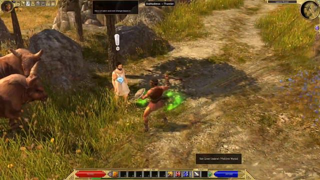 Titan Quest, Immortal Throne, Ragnarok, Atlantis Part 1 смотреть онлайн