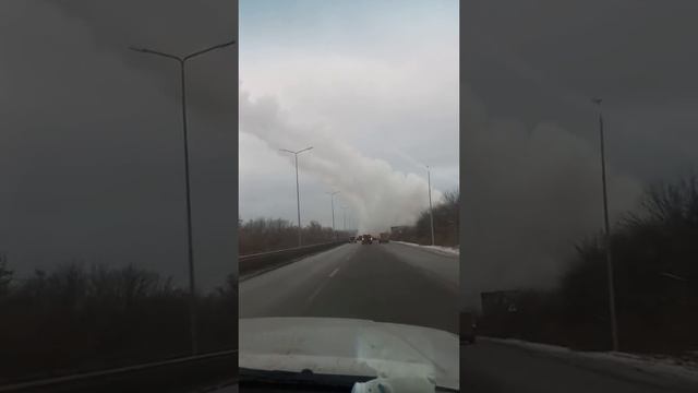 Химарс прямо на дороге запускает ракеты