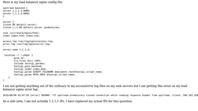 DevOps & SysAdmins: Nginx load balancer returns bad gateway error (2 Solutions!!) смотреть онлайн