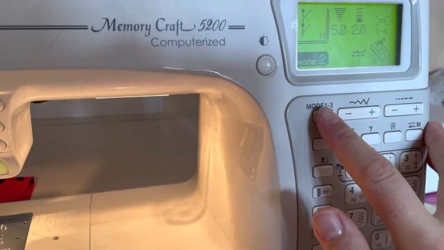 Выбор режимов Janome 5200 смотреть онлайн