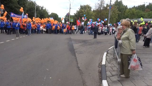 Долгопрудному 60 !!! Марш предприятий Долгопрудного. смотреть онлайн