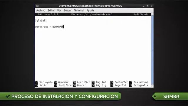 Configuración Servidor Samba- Linux смотреть онлайн