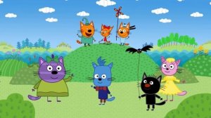 Заставка Трёх котов, но музыка из серии "Музыкальная открытка"