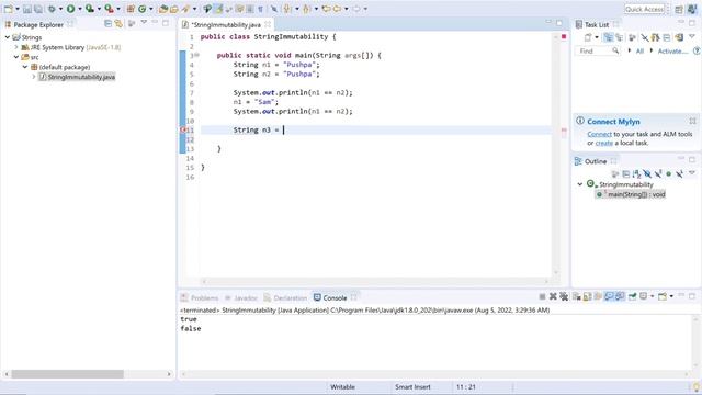 Why String are immutable in Java & Advantages смотреть онлайн